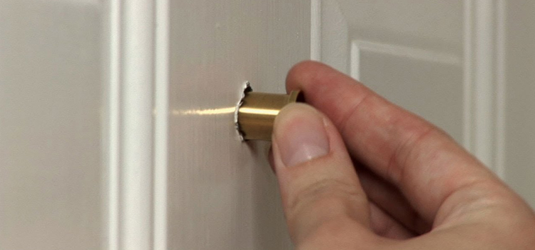 peephole door repair in Brownsville